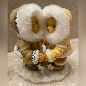 Cherished Teddies Bear Figurines Eskimos Holding Stars 1999-2000
